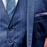3 Piece Pinstripe Suit