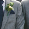 Two Piece Cashmere Wedding Suits 100% Cotton Shirts